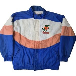 Vintage Florida Gators Jacket Mens Large Orange Blue NCAA Football Apex One 90s